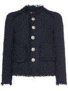 DSQUARED2 - Tweed Bouclé Collarless Jacket