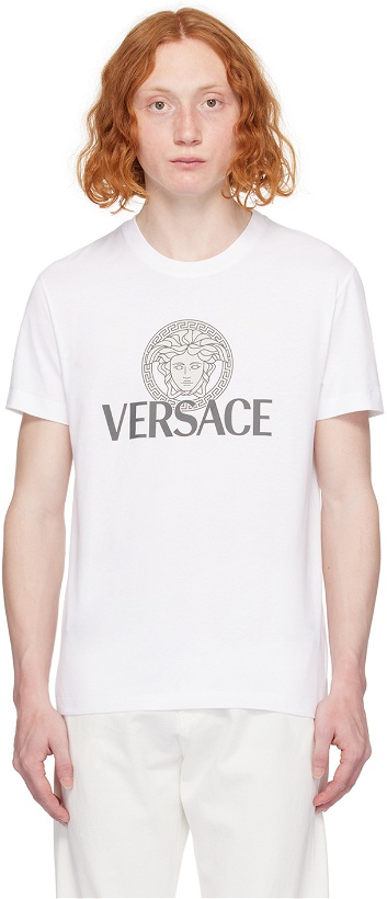Photo: Versace White Medusa T-Shirt
