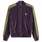 Needles Women's Rib Collar Track Jacket in Purple