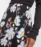 Diane von Furstenberg Kara floral cady pencil skirt