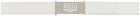 Maison Margiela Reversible Off-White Logo-Engraved Belt