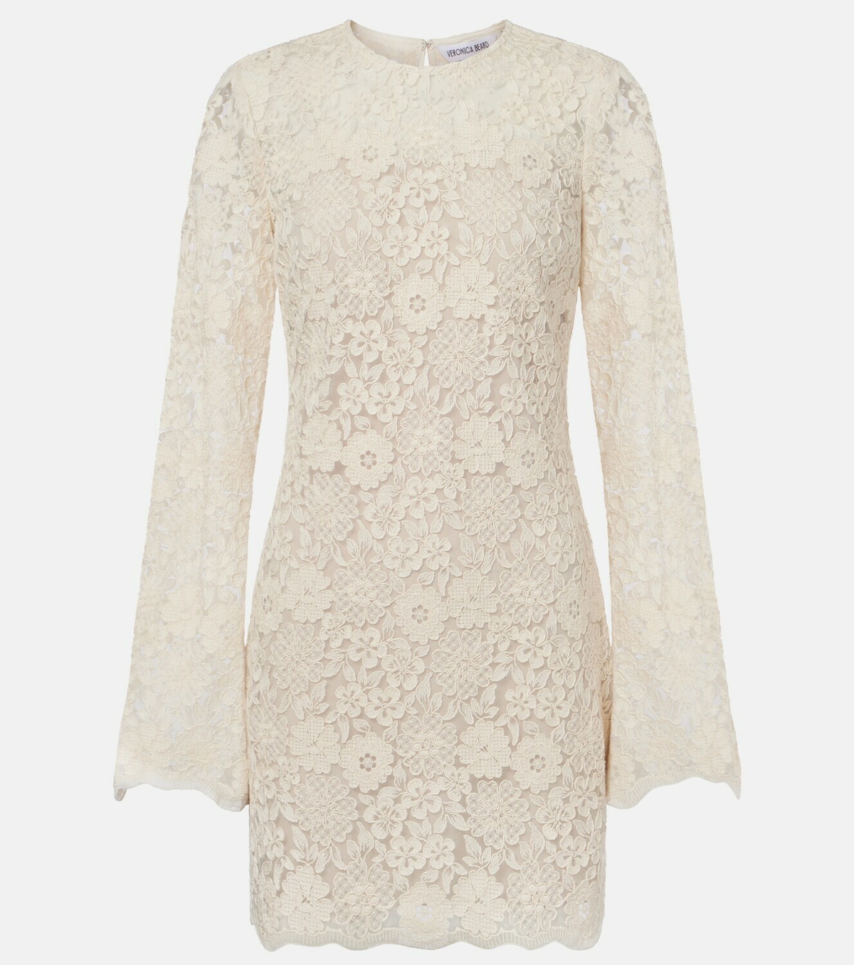 Veronica Beard Teresia embroidered tulle minidress