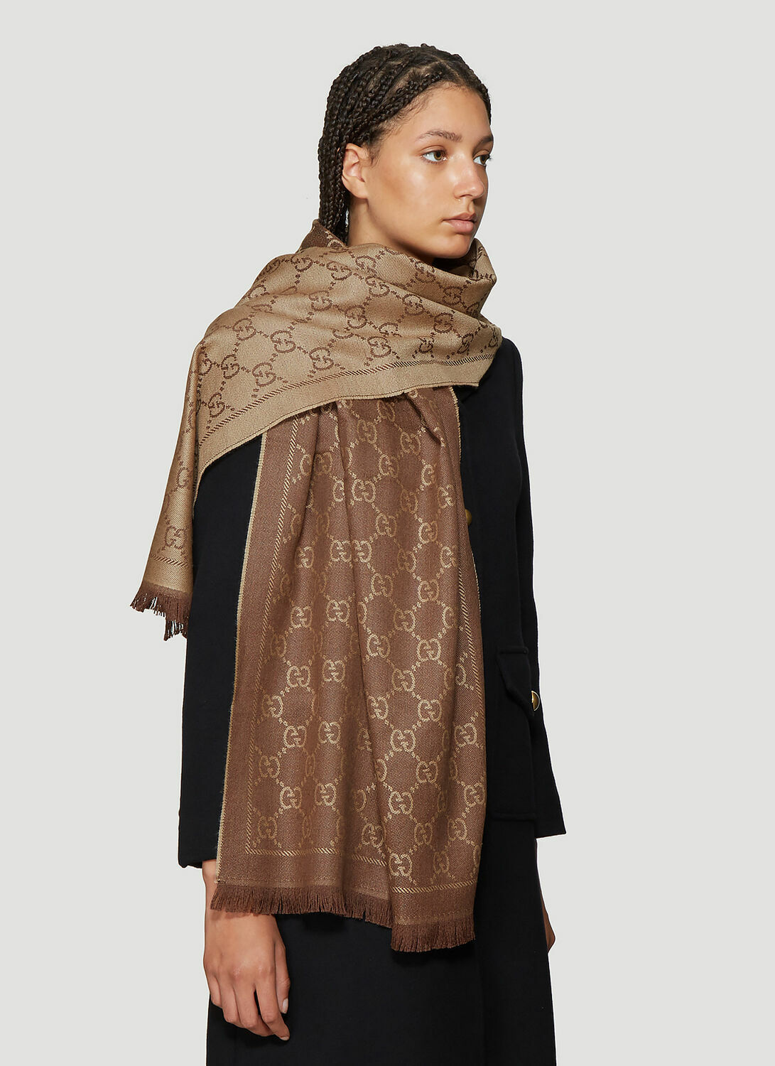 Gucci GG Print Scarf