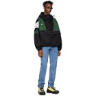 NAPA by Martine Rose Black and Green A-Huez Pullover Jacket