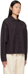 AIREI Black Deconstructed Shirt