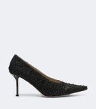 Christen Helix leather pumps
