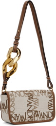 JW Anderson Beige & Tan Anchor Chain Baguette Bag