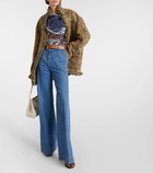 Etro Mid-rise flared jeans