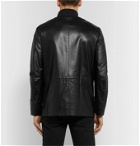 The Row - Warren Leather Jacket - Black