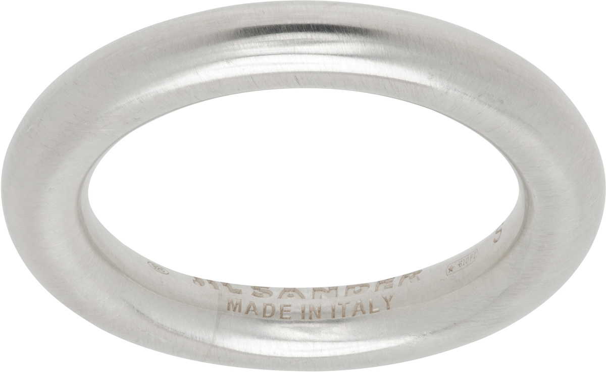 Jil Sander Silver Band Ring