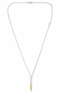 Jam Homemade - Kuru Kuru Twisted Silver and Gold-Plated Necklace