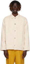 AIREI Beige Gauze Work Jacket