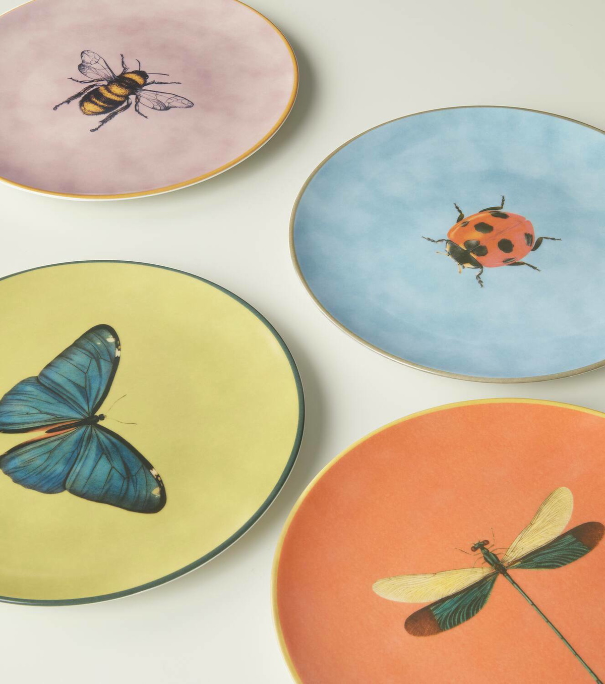 Les-Ottomans Insetti Butterfly plate