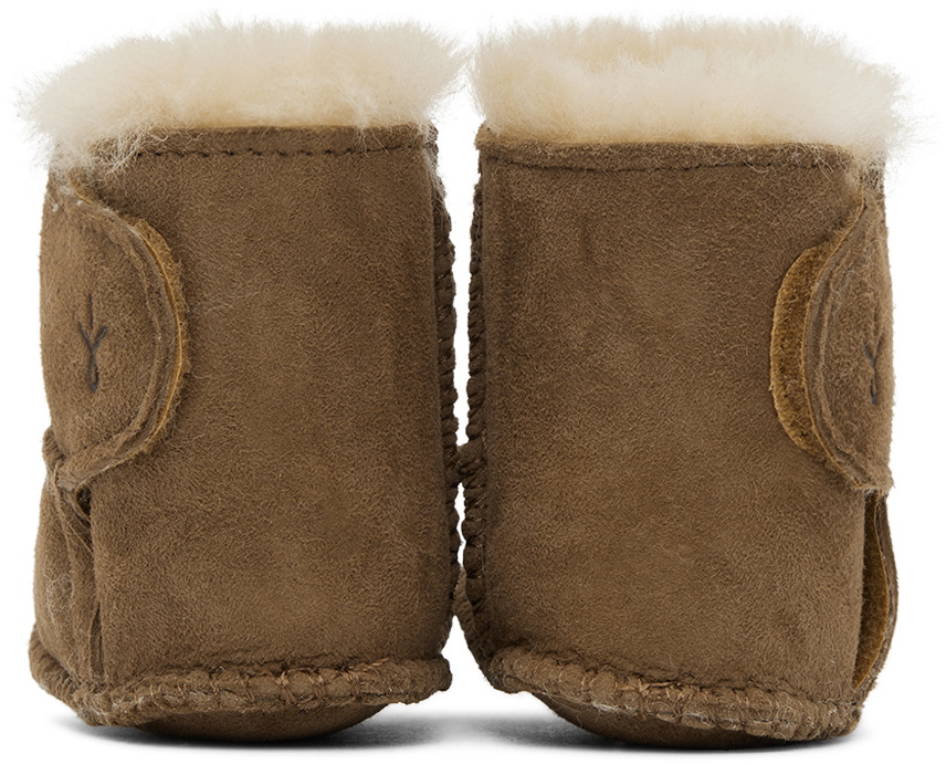 EMU Baby Tan Shearling Pre-Walkers