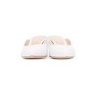 Gianvito Rossi White Nappa Kitten Mules