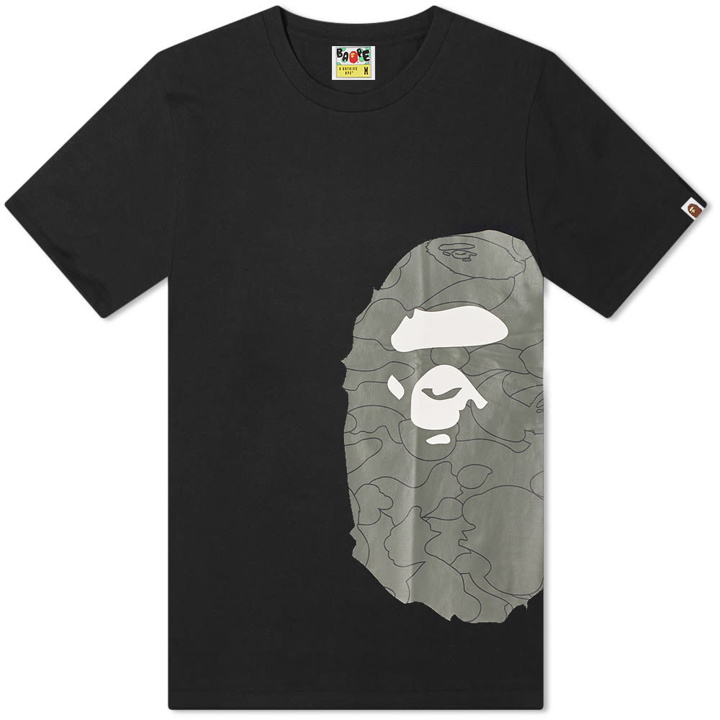 Photo: A Bathing Ape Line 1st Camo Side Big Ape Head Tee