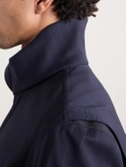 SEASE - Wind Seeker Pinstriped Virgin Wool-Blend Jacket - Blue