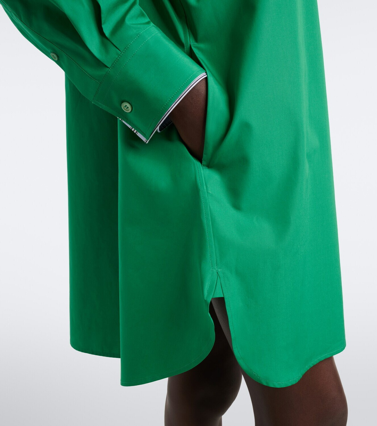 Loewe Double L cotton poplin shirt dress