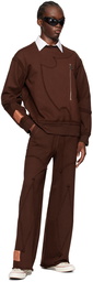 YAKU SSENSE Exclusive Brown Ralien Sweatpants