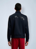 Palm Angels Curved Logo Zip-Up Track Jacket