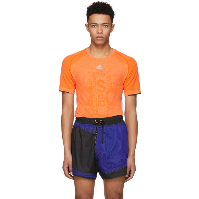 Photo: Adidas x Kolor Orange Primeknit T-Shirt 