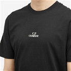 C.P. Company Men's 30/1 Jersey Graphic T-Shirt in Black
