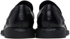 Hugo Black Leather Loafers