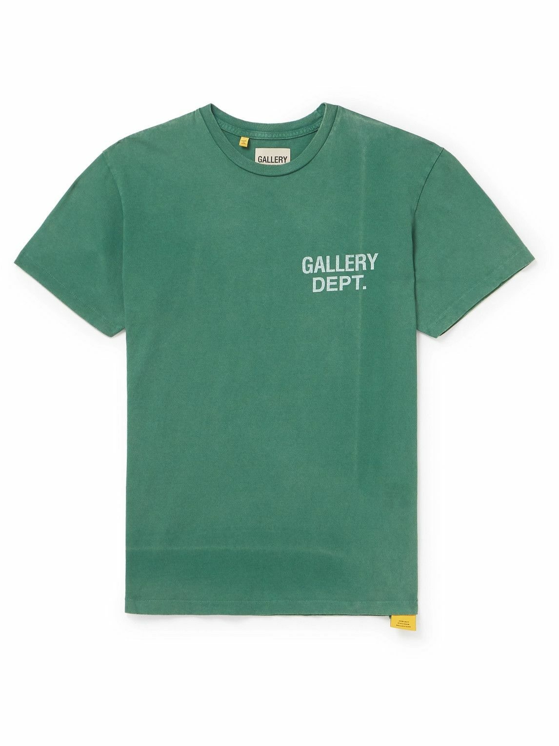 Gallery Dept. - Vintage Logo-Print Cotton-Jersey T-Shirt - Green ...