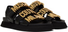 Moschino Black 'Couture' Sandals