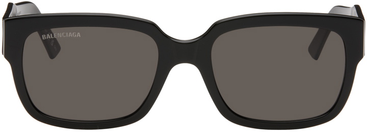 Photo: Balenciaga Black Square Sunglasses