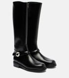 Coperni Cavalier leather knee-high boots