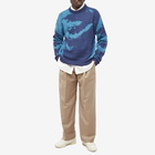 Jungles Jungles Men's Smile Crew Knit in Blue