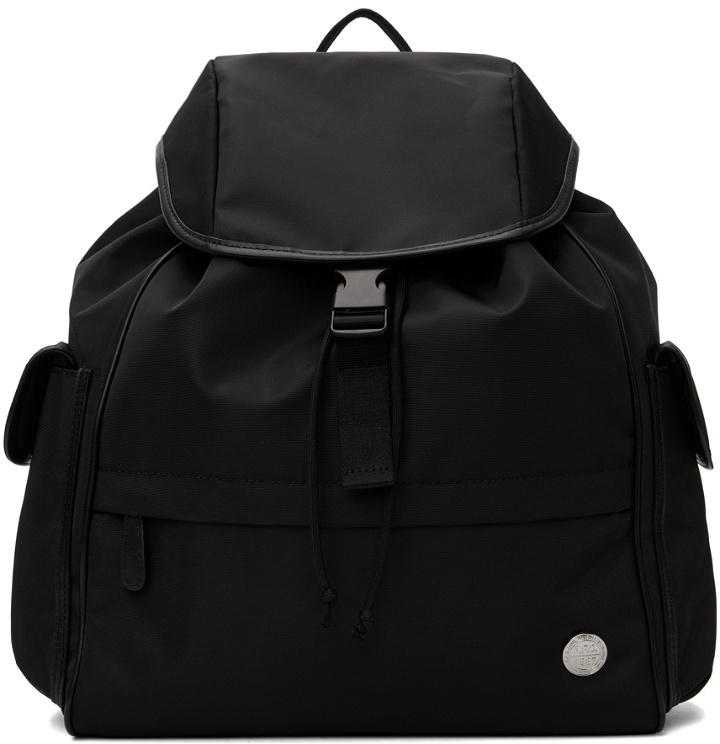 Photo: A.P.C. Black Stamp Backpack