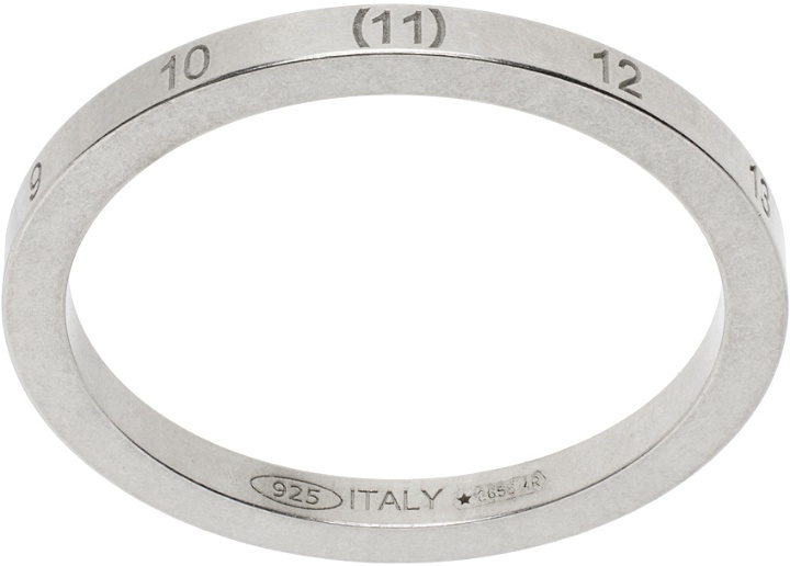 Photo: Maison Margiela Silver Numerical Ring