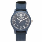 BEAMS JAPAN Kanji Number Wrist Watch in Navy 
