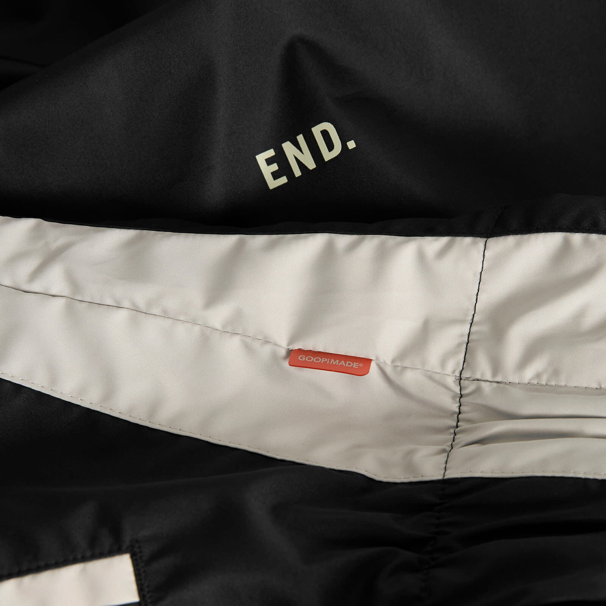 END. x GOOPiMADE Men's Sage Coat in Black