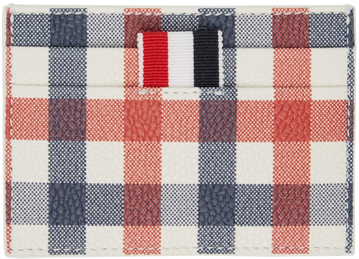 Photo: Thom Browne Multicolor Gingham Card Holder