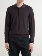 Canali - Wool Polo Shirt - Brown