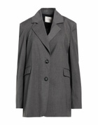 Manila Grace Womens Blazer in Grey