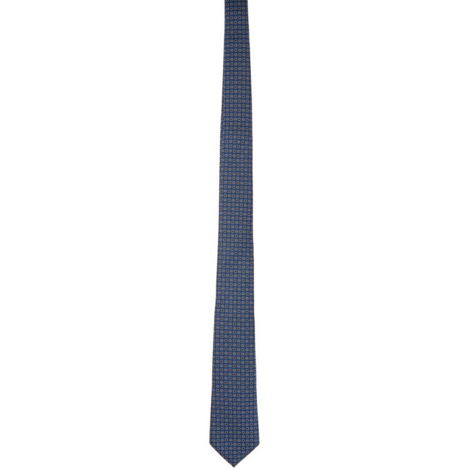 Photo: Gucci Blue Ken Scott Edition Silk Monogram Tie