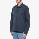 C.P. Company Men's Arm Lens Zip Overshirt in Total Eclipse