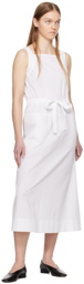 Max Mara Leisure White Panfilo Midi Dress