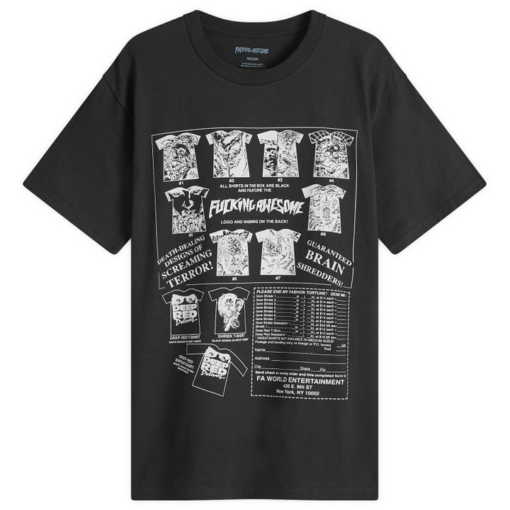 Photo: Fucking Awesome Men's Gore Shriek T-Shirt in Black