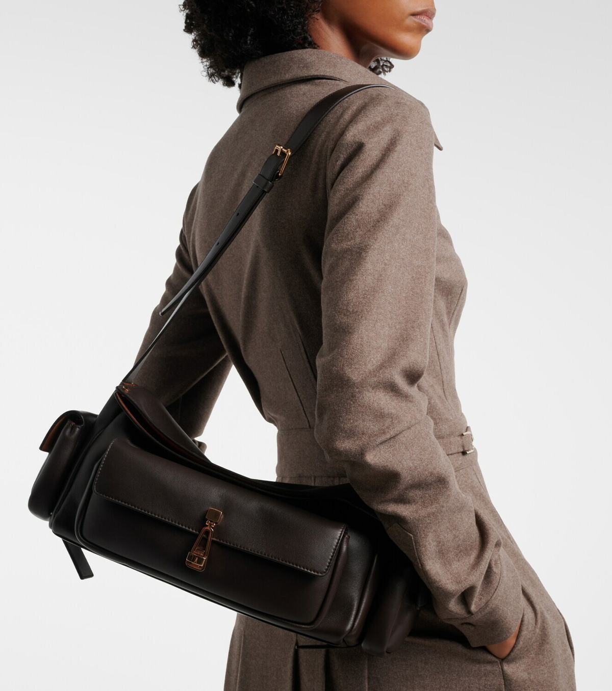 Gabriela Hearst Jebb Small leather shoulder bag