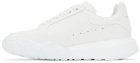 Alexander McQueen White Court Trainer Sneakers