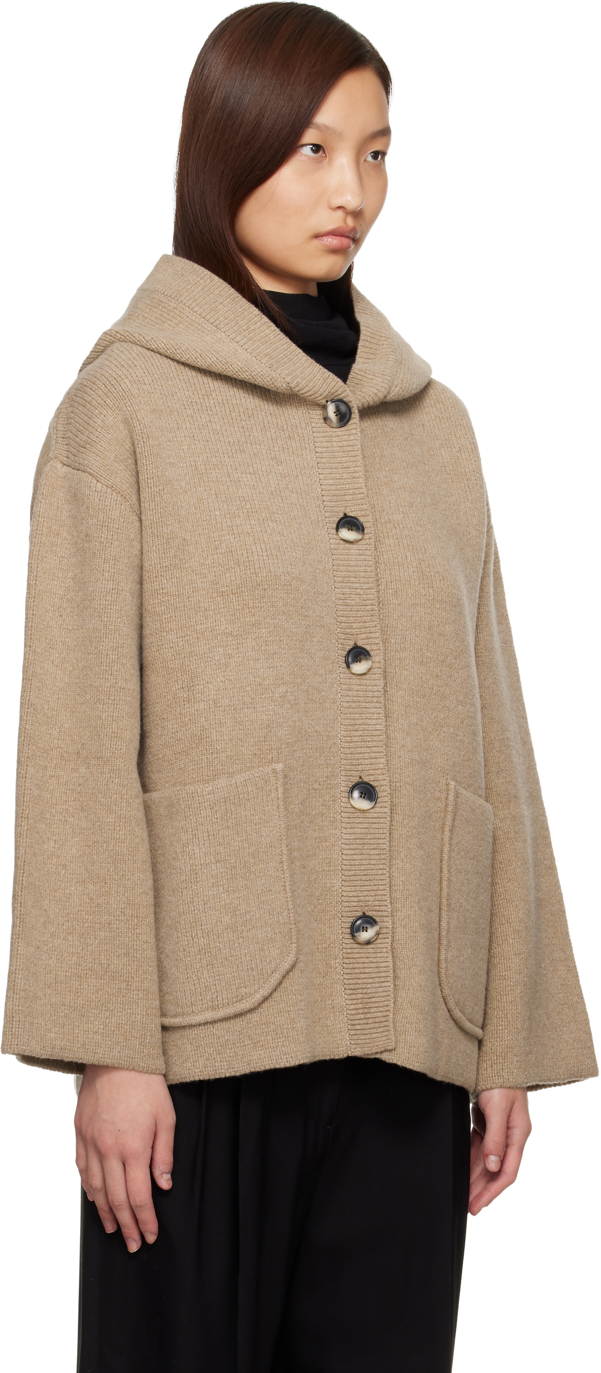 Proenza Schouler Beige Proenza Schouler White Label Nelly Cardigan