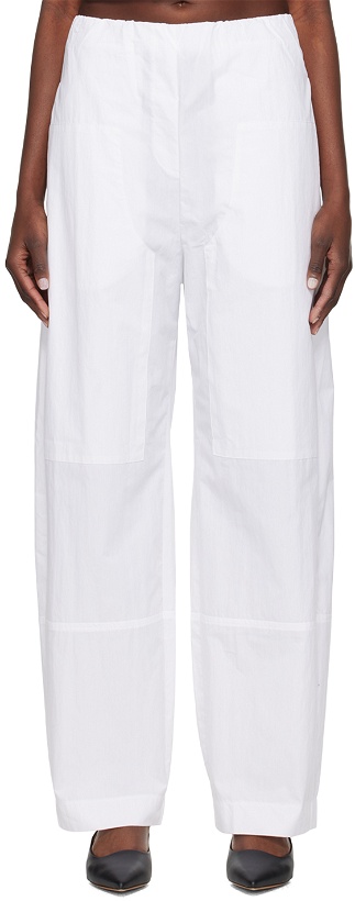 Photo: Paris Georgia SSENSE Exclusive White Cocoon Trousers