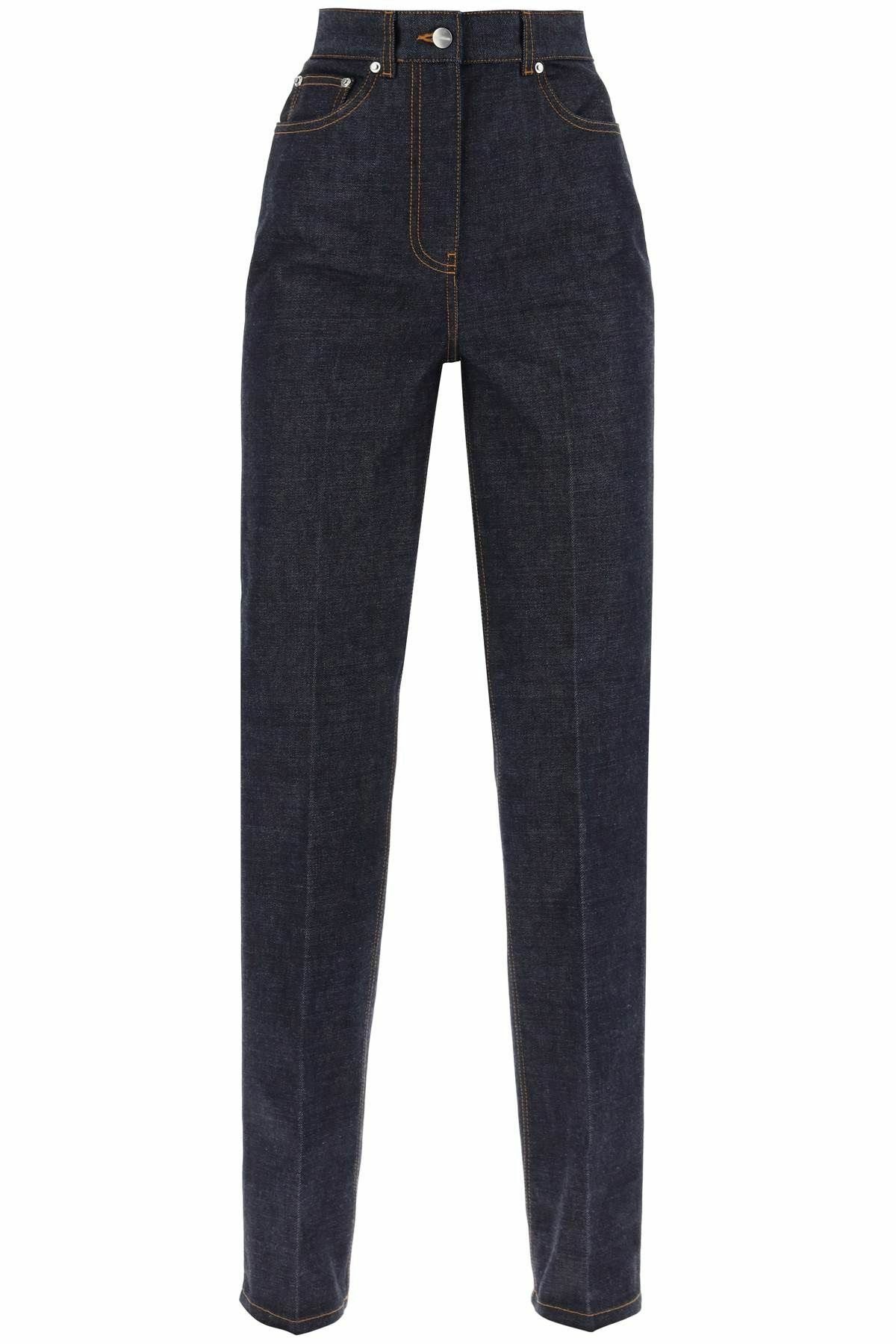デニム・ジーパン FERRAGAMO Straight jeans FERRAGAMO straight jeans with contrasting stitching details