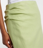 SIR Linen maxi skirt