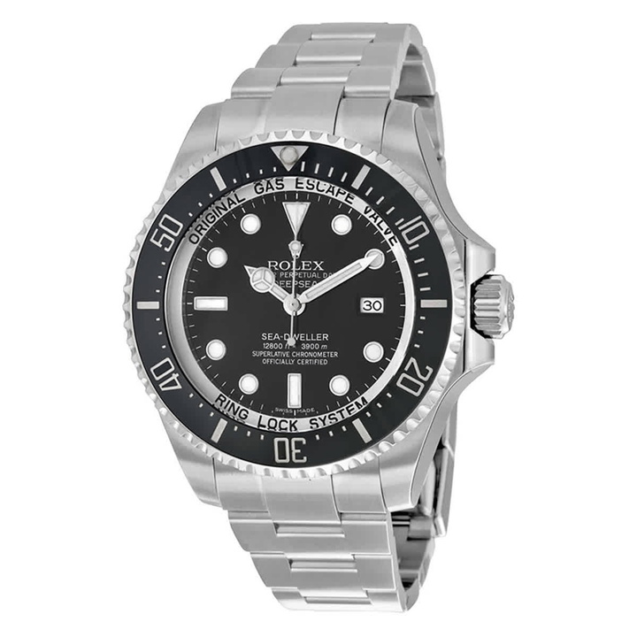 Photo: Rolex Deepsea Black Dial Stainless Steel Oyster Bracelet Automatic Mens Watch 116660BKSO